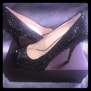 Glitzy Glam Enzo Jeweled Pumps - Size 11